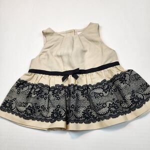 Janie and Jack toddler girl 18-24 months top Lace imitation
